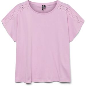 Vero Moda Organische Katoen Rosa XS T-Shirt - Casual Zomeroutfit Vero Moda Organische Katoen Rosa XS T-Shirt - Casual Zomeroutfit