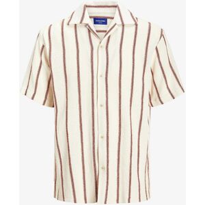 Jack & Jones Junior - JorCoba Stripet Resort Skjorte SS - Brun - Skjorte Jack & Jones Junior - JorCoba Stripet Resort Skjorte SS - Brun - Skjorte