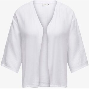Carmakoma - Blus carGeorgia 3/4 Kimono Wvn - Vit - Blus Carmakoma - Blus carGeorgia 3/4 Kimono Wvn - Vit - Blus