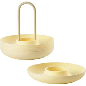 Set de Coquetiers Zone Denmark - 4 pièces, silicone et calcaire - Publicité Set de Coquetiers Zone Denmark - 4 pièces, silicone et calcaire - Publicité