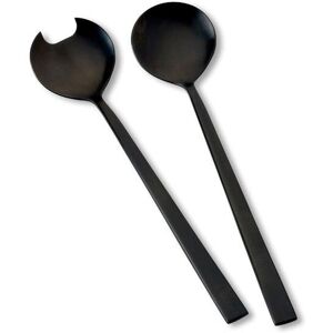Bitz 130141 Cuillère à salade en acier noir - 2 pièces - Publicité Bitz 130141 Cuillère à salade en acier noir - 2 pièces - Publicité