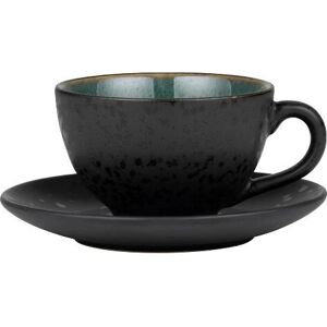 Bitz 821344 Kopp - Slitesterkt Stengods, Svart & Grønn Bitz 821344 Kopp - Slitesterkt Stengods, Svart & Grønn