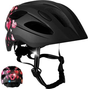 Crazy Safety Kinder Fahrradhelm - Schwarz, 54-58cm, EN1078 Crazy Safety Kinder Fahrradhelm - Schwarz, 54-58cm, EN1078