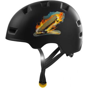 Casque Urbain Crazy Safety - Noir, 54-61cm, Certifié EN1078 - Publicité Casque Urbain Crazy Safety - Noir, 54-61cm, Certifié EN1078 - Publicité