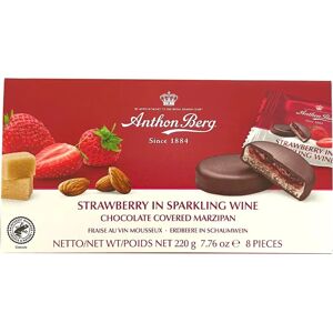 Anthon Berg Strawberry Sparkling Wine Marzipan - Dark Chocolate Anthon Berg Strawberry Sparkling Wine Marzipan - Dark Chocolate