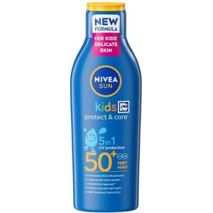 Baume solaire Nivea Sun Kids Protect & Care SPF50+ 200ml - Publicité Baume solaire Nivea Sun Kids Protect & Care SPF50+ 200ml - Publicité