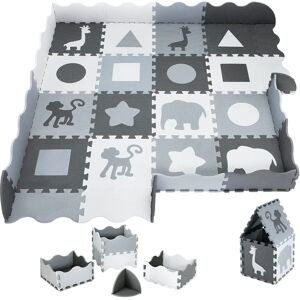 Tapis de Jeu Bébé Moby-System - Grand, Imperméable, Doux, Design Puzzle - Gris - Publicité Tapis de Jeu Bébé Moby-System - Grand, Imperméable, Doux, Design Puzzle - Gris - Publicité