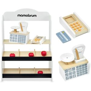 Ensemble de Marchand en Bois MAMABRUM - Jouet Écologique pour Enfants - Publicité Ensemble de Marchand en Bois MAMABRUM - Jouet Écologique pour Enfants - Publicité