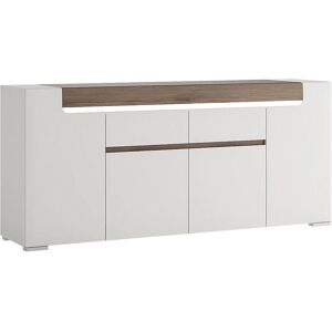Signature White Wide 4 Door 2 Drawer Sideboard - Sideboard Signature White Wide 4 Door 2 Drawer Sideboard - Sideboard