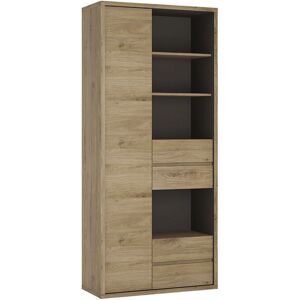Furniture To Go Tall Wide 1 Door 4 Drawer Oak Bookcase - Bookcase Furniture To Go Tall Wide 1 Door 4 Drawer Oak Bookcase - Bookcase
