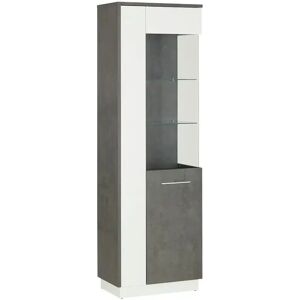 Colorado Tall Glazed Display Cabinet - Black - Tall Glazed Display Cabinet (RH) Colorado Tall Glazed Display Cabinet - Black - Tall Glazed Display Cabinet (RH)