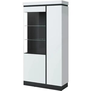Wojcik Campania Fehér - Softclose Üvegbemutató - Vitrine Wojcik Campania Fehér - Softclose Üvegbemutató - Vitrine