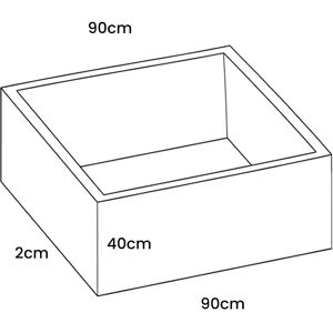 MeowBaby Kwadratowy Basen 90x90cm - Terapia Sensoryczna MeowBaby Kwadratowy Basen 90x90cm - Terapia Sensoryczna
