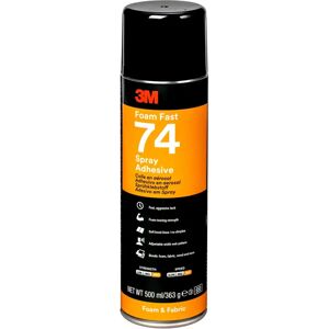 3M Scotch-Weld Spray 74 Foam Adhesive - Orange - 500ml 3M Scotch-Weld Spray 74 Foam Adhesive - Orange - 500ml
