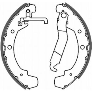 Bromsbelägg bakaxel C0W005ABE - Bromsbelägg Bromsbelägg bakaxel C0W005ABE - Bromsbelägg