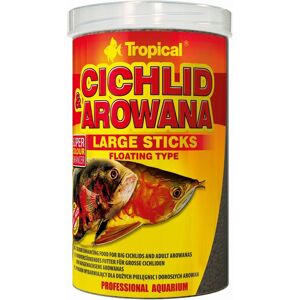 TROPICAL 63536 - KVM SCHAKEL - Cichlide - Arowana Grote Sticks Aquarium Voeding 1000 ml TROPICAL 63536 - KVM SCHAKEL - Cichlide - Arowana Grote Sticks Aquarium Voeding 1000 ml