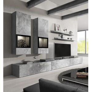 MUEBLES Austin Beton-Modul Wohnzimmer-Set - Möbelform MUEBLES Austin Beton-Modul Wohnzimmer-Set - Möbelform