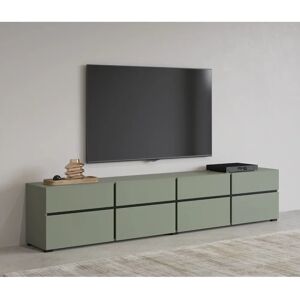 INOSIGN Cross Niska szafka RTV, 4 Drzwi/4 Szuflady, 225x48.2x40cm INOSIGN Cross Niska szafka RTV, 4 Drzwi/4 Szuflady, 225x48.2x40cm