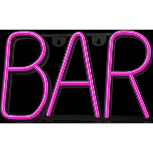 Forever Light Neon LED BAR Rosa - Lámpara de mesa Forever Light Neon LED BAR Rosa - Lámpara de mesa