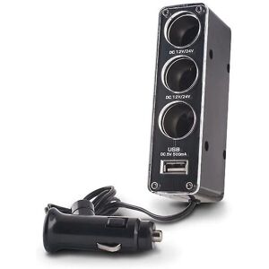 Baseus 3.4A Type-Y 2USB + Allume-cigare - Blanc - Chargeur voiture Baseus 3.4A Type-Y 2USB + Allume-cigare - Blanc - Chargeur voiture