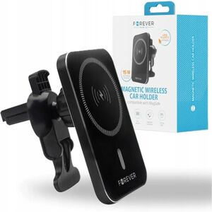 Suporte para carro Forever MACH-100 com carregamento sem fio - Preto Suporte para carro Forever MACH-100 com carregamento sem fio - Preto