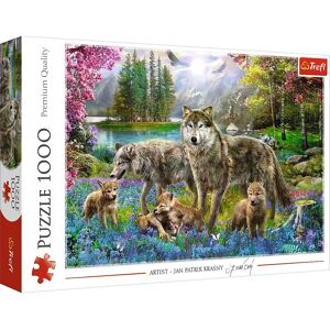 Trefl 10558 Puzzle Wolf Family - Puzzle Trefl 10558 Puzzle Wolf Family - Puzzle