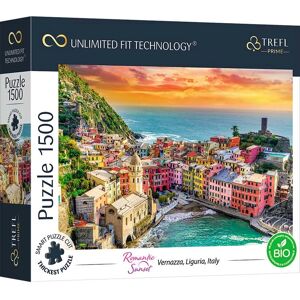 Trefl Vernazza Ligurie Itálie 1500-dílné Městské Puzzle Trefl Vernazza Ligurie Itálie 1500-dílné Městské Puzzle
