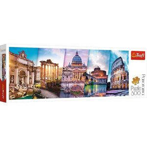 Trefl Puzzle Panoramique Italie 500 Pièces - Publicité Trefl Puzzle Panoramique Italie 500 Pièces - Publicité