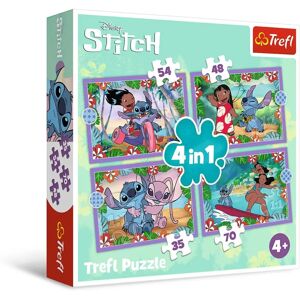 Trefl Disney Stitch 4-in-1 Puzzle - Puzzle Trefl Disney Stitch 4-in-1 Puzzle - Puzzle