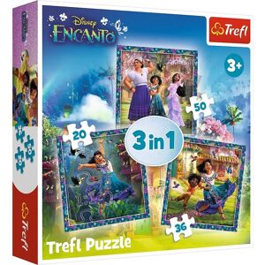 Trefl Encanto Characters 3in1 Puzzle - Kids & Adults Trefl Encanto Characters 3in1 Puzzle - Kids & Adults