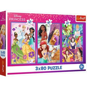 Trefl 34884 Quebra-cabeça Princesas Disney 3-em-um Trefl 34884 Quebra-cabeça Princesas Disney 3-em-um
