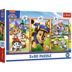 Trefl Quebra-cabeça 3 em 1 Paw Patrol 80 peças - Quebra-cabeça Trefl Quebra-cabeça 3 em 1 Paw Patrol 80 peças - Quebra-cabeça