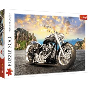 Trefl Schwarzes Motorrad Puzzle - 500 Stück Sport Trefl Schwarzes Motorrad Puzzle - 500 Stück Sport