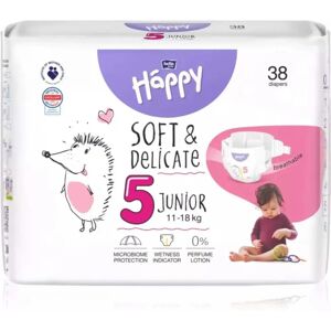 BELLA Baby Happy Size 5 Junior Disposable Nappies - 11-18 kg BELLA Baby Happy Size 5 Junior Disposable Nappies - 11-18 kg