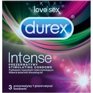 Prezerwatywy Durex Intense - Riwowane i Punctured - 3 szt. Prezerwatywy Durex Intense - Riwowane i Punctured - 3 szt.