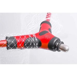 Mikado Landing Net Head - Red Nylon Net - 61 x 51 cm Mikado Landing Net Head - Red Nylon Net - 61 x 51 cm