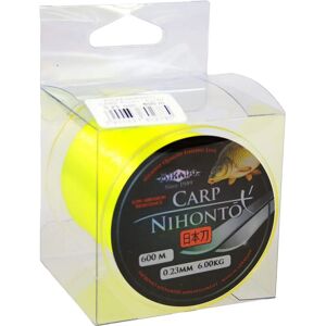 Mikado Nihonto Carp - 600M Jaune Lumineux - Ligne de Pêche - Publicité Mikado Nihonto Carp - 600M Jaune Lumineux - Ligne de Pêche - Publicité