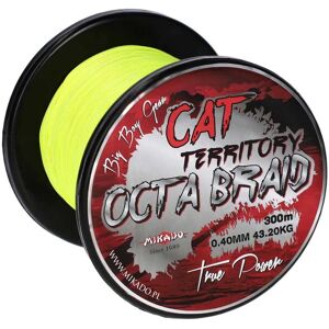 Mikado Octa Braid - 0.70mm/76.4Kg/300M - Fluo Gelb - Fishing Line Mikado Octa Braid - 0.70mm/76.4Kg/300M - Fluo Gelb - Fishing Line