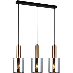 Italux Sardo - Modern Hanging Pendant Brass 3 Light - Pendant Lamp Italux Sardo - Modern Hanging Pendant Brass 3 Light - Pendant Lamp
