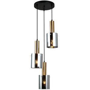 Italux Sardo - Modern Brass Pendant 3-Light E27 - Lighting Pendant Italux Sardo - Modern Brass Pendant 3-Light E27 - Lighting Pendant