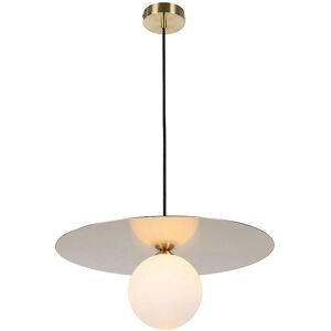 Italux Spoletto White Shade Pendant Light - Pendant Light Italux Spoletto White Shade Pendant Light - Pendant Light