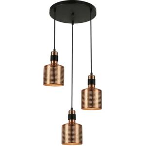 Italux Restenza - Copper 3-Light Pendant - Pendant Light Italux Restenza - Copper 3-Light Pendant - Pendant Light
