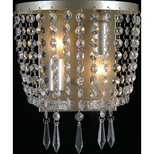 Italux Cortina - Wall Lamp Champagne 2 Light - IP20 - Steel, Crystal Glass Italux Cortina - Wall Lamp Champagne 2 Light - IP20 - Steel, Crystal Glass