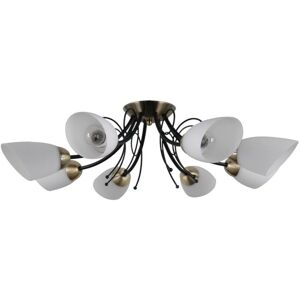 Italux Cristina - Stylish Flush Ceiling Light Black Bronze - Ceiling Light Italux Cristina - Stylish Flush Ceiling Light Black Bronze - Ceiling Light