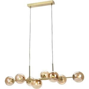 Italux ERIMIDA Industrial Pendant - 8 Light, G9, Brass Italux ERIMIDA Industrial Pendant - 8 Light, G9, Brass