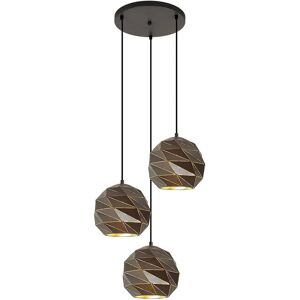 Italux Palermo Modern 3 Light Cluster Pendant Ceiling Light - Pendant Light Italux Palermo Modern 3 Light Cluster Pendant Ceiling Light - Pendant Light