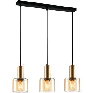 Italux Santia Copper Modern 3-Light Pendant - Ceiling Light Italux Santia Copper Modern 3-Light Pendant - Ceiling Light