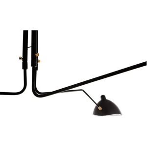 Italux Davis Industrial - Black, 6-Light Steel Semi Flush Ceiling Light Italux Davis Industrial - Black, 6-Light Steel Semi Flush Ceiling Light