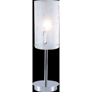 Italux Valve - Modern Table Lamp Chrome 1 Light with Matt Shade - Table Lamp Italux Valve - Modern Table Lamp Chrome 1 Light with Matt Shade - Table Lamp