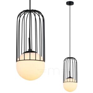 Italux Matty - Modern Pendant Light - 1 Light - Black & White - E27 Italux Matty - Modern Pendant Light - 1 Light - Black & White - E27